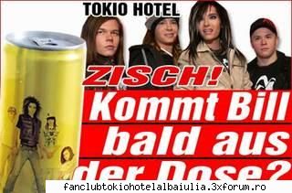 tokio hotel drink gasit kiestia asta site :  **hiss! does bill come soon from the box? tokio