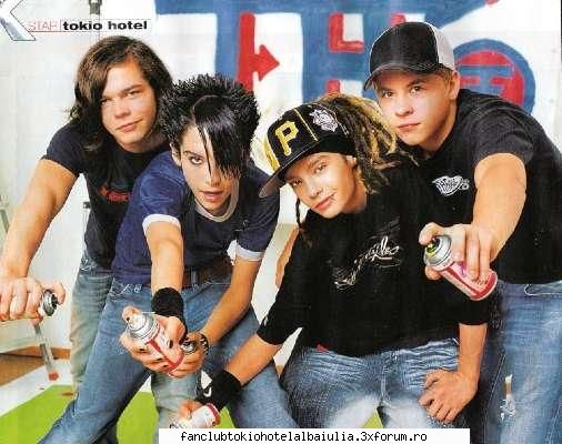 cool things out their band-life for months gustav, georg, tom and bill are together the road daily.