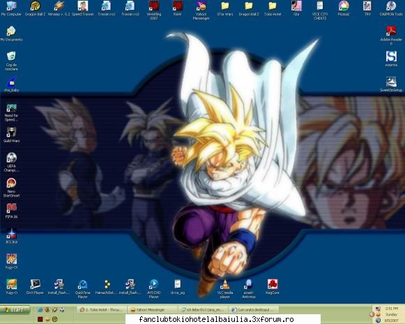 cum arata desktopul vostru meu  cam asa