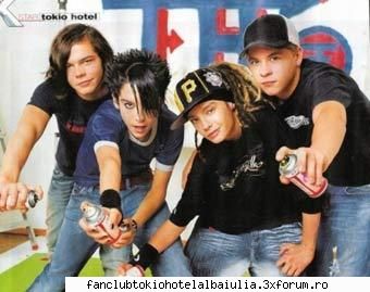 Adresa celor de la Tokio Hotel - vb cu ei la telefon sau cu producatorii lor - TOKIO HOTEL