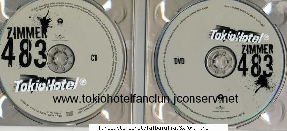Noul DVD: Zimmer 483 -Live on European Tour - �Flory�♥�Rock� - TOKIO HOTEL