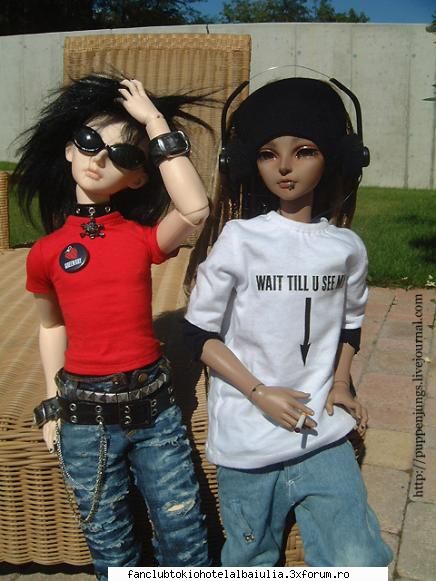 Papusele Kaulitz Twins - uitatzi ce dragutze sunt - TOKIO HOTEL