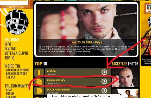 TH @ TRL Romania - Nu..nu va bucuratzi asha tare, ca nu o sa vina TH - TOKIO HOTEL